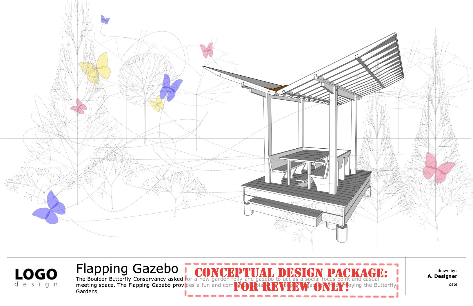 Flapping Gazebo